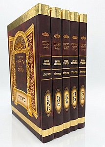 חמישה חומשי תורה מבוארת | פירוש כוונת הלב (ה' כרכים) במחיר מיוחד חמישה חומשי תורה מבוארת | פירוש כוונת הלב (ה' כרכים) במחיר מיוחד